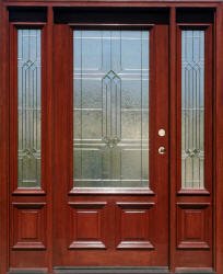 mahogany doors